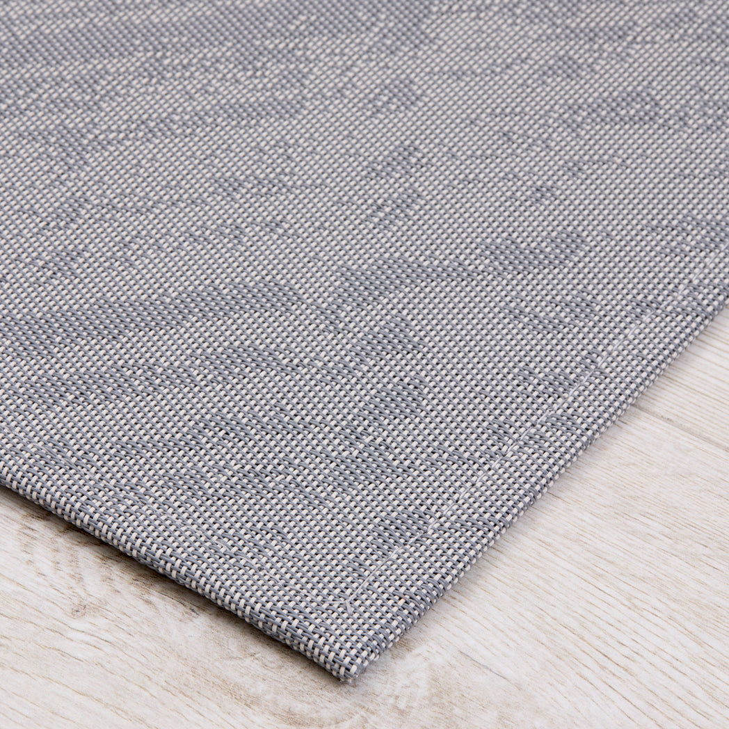 Detail image of Chilewich woven material showcasing texture, color, and pattern of the terrastrand yarn weave.