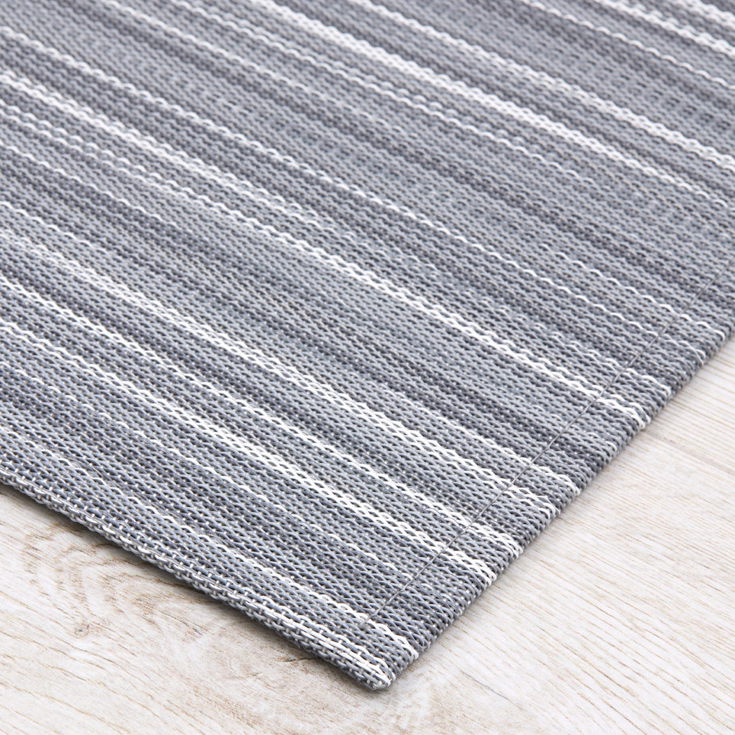 Detail image of Chilewich woven material showcasing texture, color, and pattern of the terrastrand yarn weave.