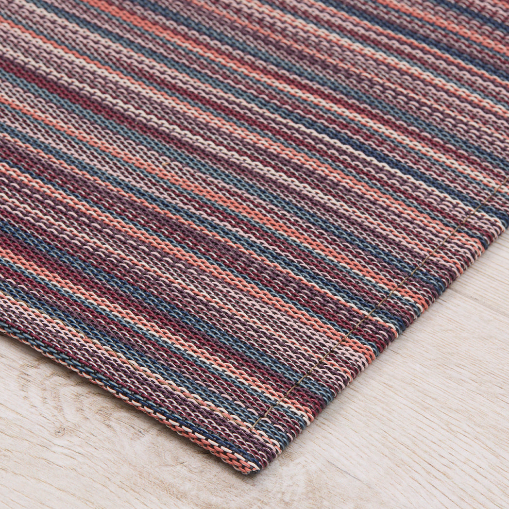 Detail image of Chilewich woven material showcasing texture, color, and pattern of the terrastrand yarn weave.