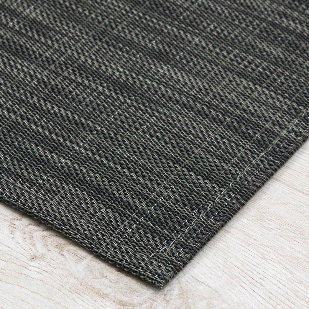 Detail image of Chilewich woven material showcasing texture, color, and pattern of the terrastrand yarn weave.