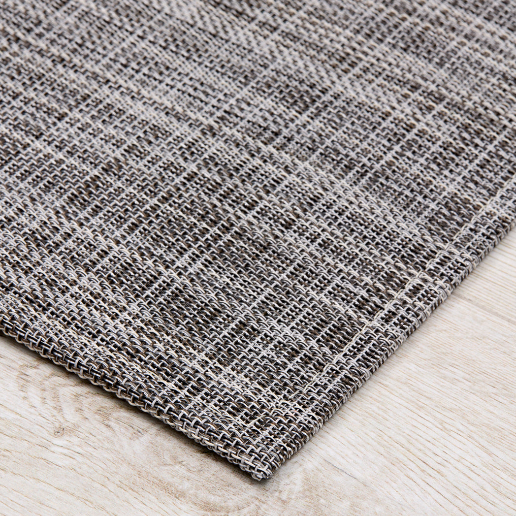 Detail image of Chilewich woven material showcasing texture, color, and pattern of the terrastrand yarn weave.