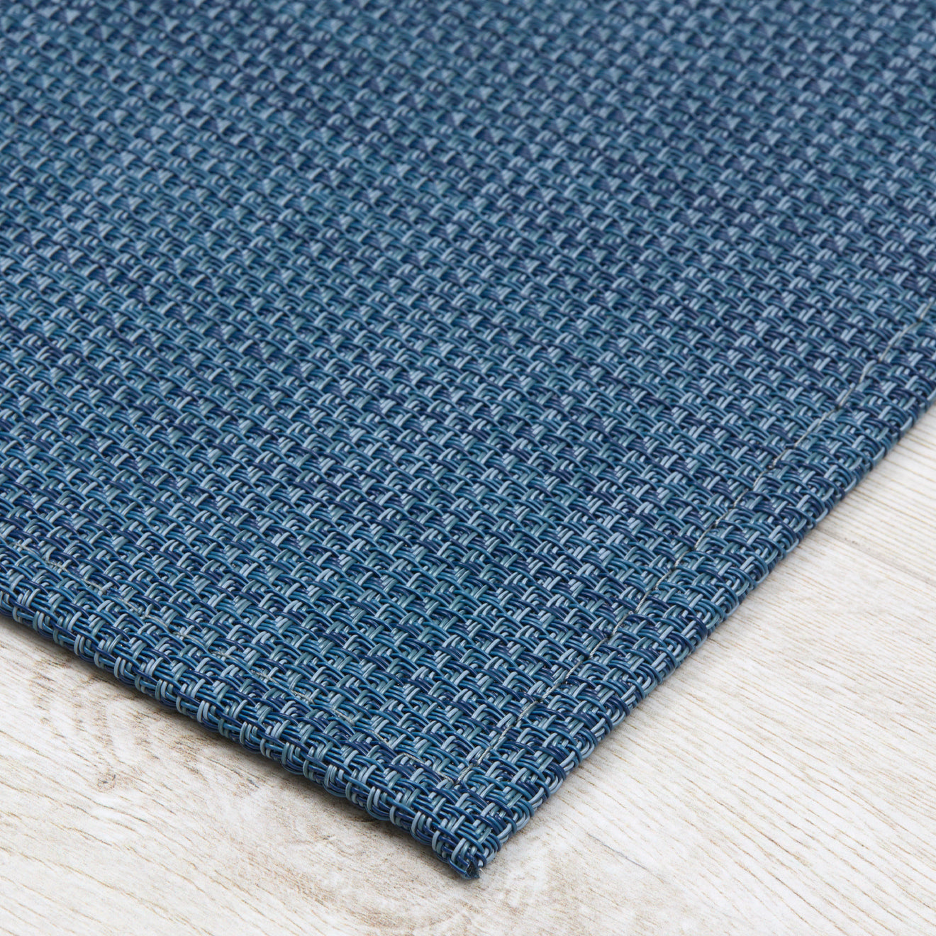 Detail image of Chilewich woven material showcasing texture, color, and pattern of the terrastrand yarn weave.