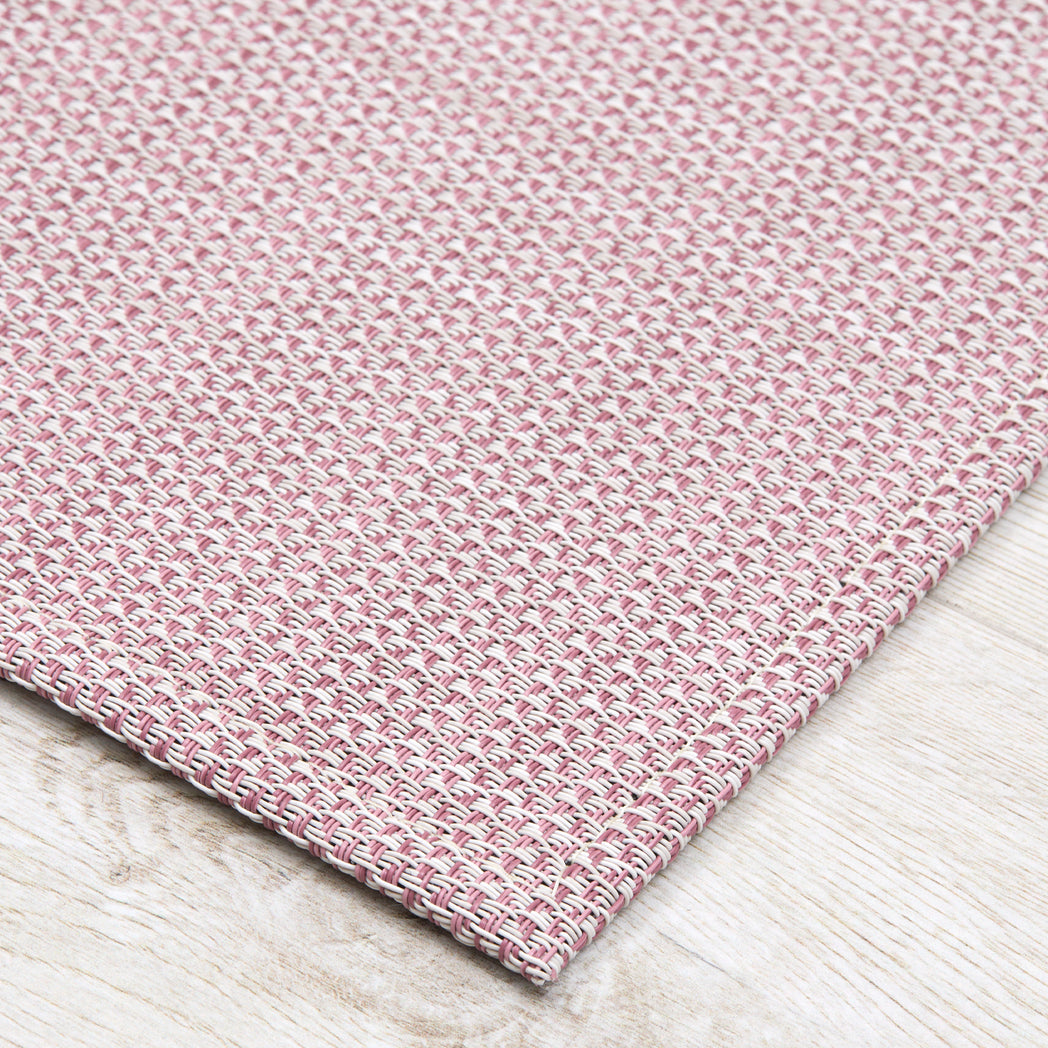 Detail image of Chilewich woven material showcasing texture, color, and pattern of the terrastrand yarn weave.