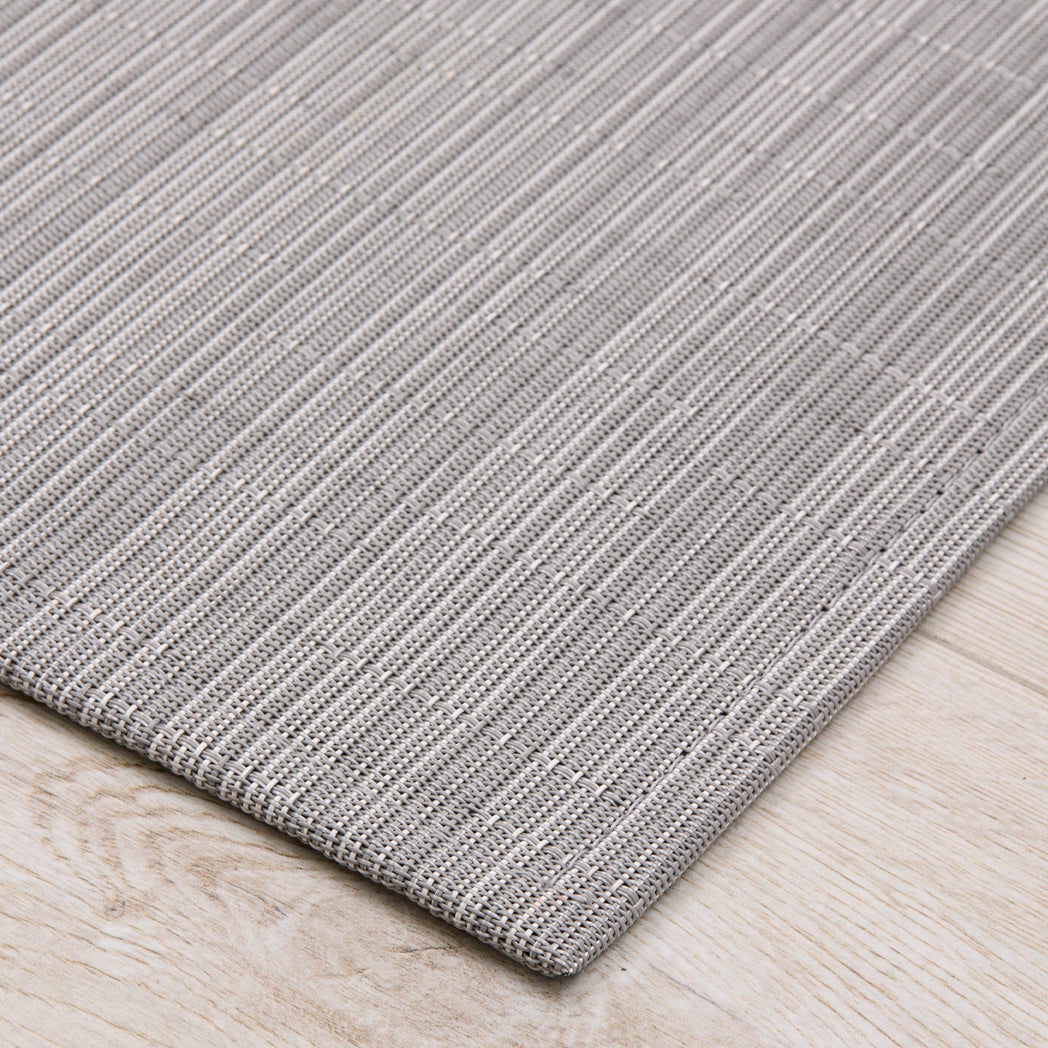 Detail image of Chilewich woven material showcasing texture, color, and pattern of the terrastrand yarn weave.