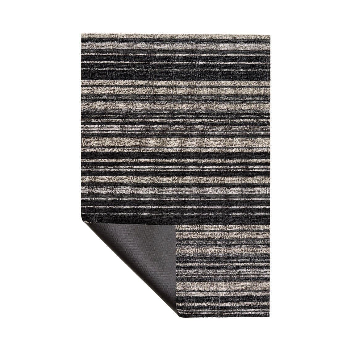 Echo Stripe Shag Mat - Shadow