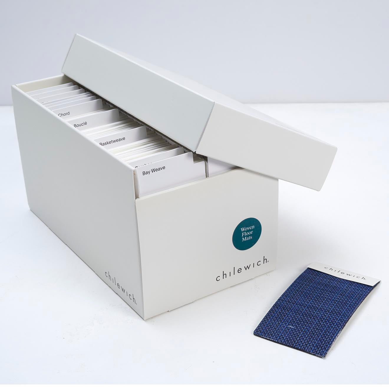 Detail image of Chilewich woven material showcasing texture, color, and pattern of the terrastrand yarn weave.