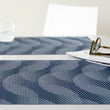 Detail image of Chilewich woven material showcasing texture, color, and pattern of the terrastrand yarn weave.