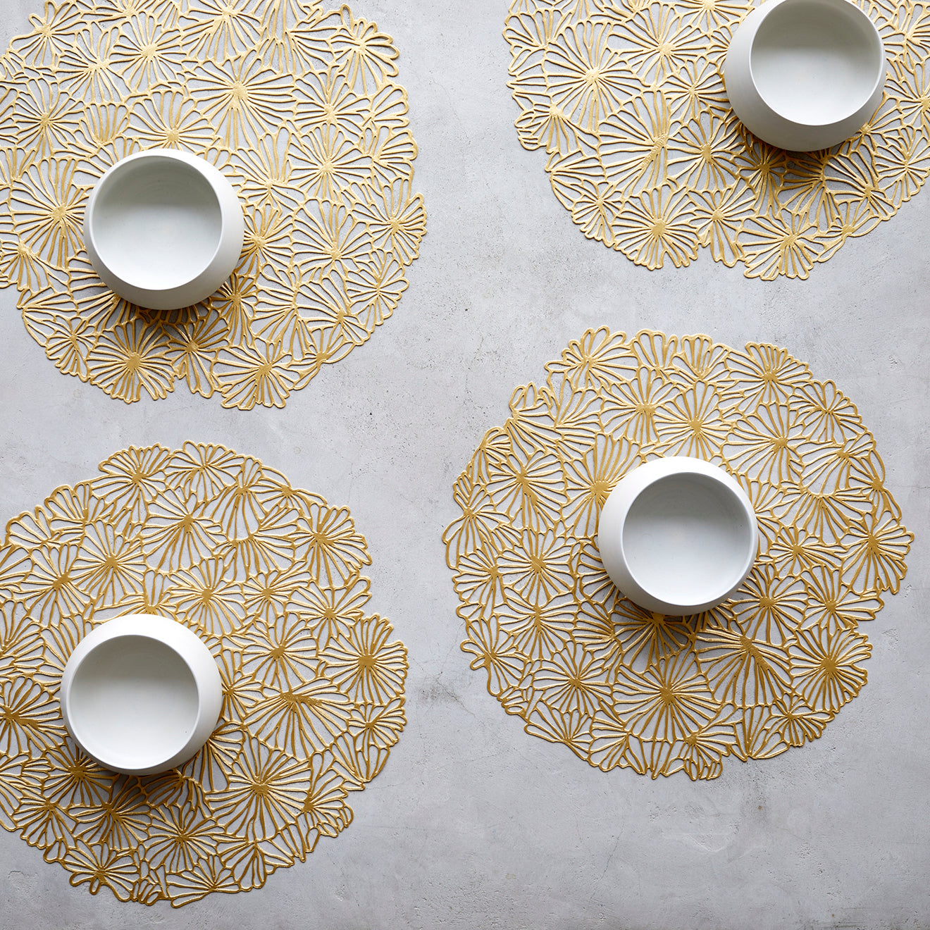 Detail image of Chilewich woven material showcasing texture, color, and pattern of the terrastrand yarn weave.