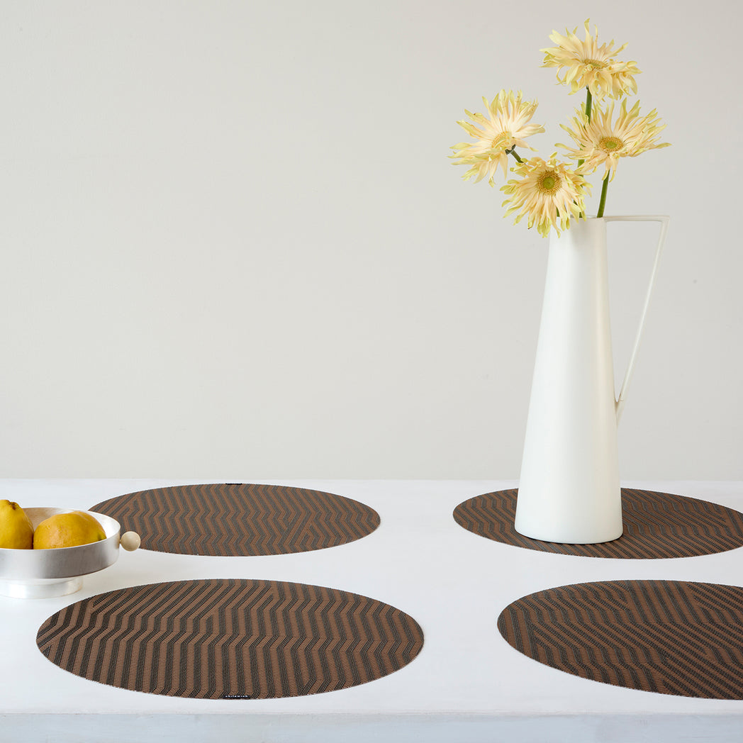 Dune Placemats - Raisin Round