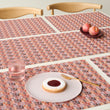 Detail image of Chilewich woven material showcasing texture, color, and pattern of the terrastrand yarn weave.