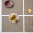 Detail image of Chilewich woven material showcasing texture, color, and pattern of the terrastrand yarn weave.