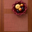 Detail image of Chilewich woven material showcasing texture, color, and pattern of the terrastrand yarn weave.