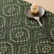 Detail image of Chilewich woven material showcasing texture, color, and pattern of the terrastrand yarn weave.