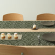 Detail image of Chilewich woven material showcasing texture, color, and pattern of the terrastrand yarn weave.