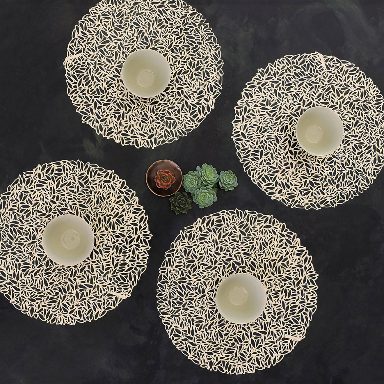 Petal Placemats - Champagne